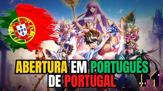 Abertura de CAVALEIROS DO ZODIACO em Português de Portugal [upl. by Nawk402]