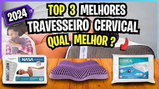 Top 3 Melhores Travesseiro Cervical Custo Benefício 2024  Qual Melhor Travesseiro Cervical [upl. by Glaab907]