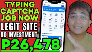 BEST CAPTCHA TYPING WEBSITE TO EARN 75 PESOS GCASH CAPTCHA TYPING EASY TYPING JOB PAYOUT AGAD AGAD [upl. by Atiuqrahc]