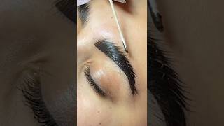 Eyebrows Tinting Tutorial 🖤 browtint eyebrowtint browshaping beautyhack [upl. by Goltz]