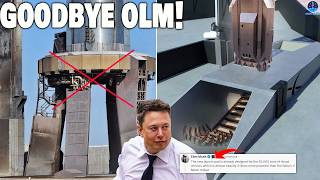 OLM Damaged Elon Musk Revealed New Strongger Launch Pad after Flight 5 [upl. by Fidellas]