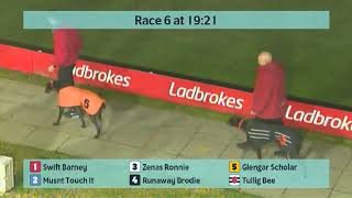 Crayford Greyhounds Races on 14th January 2024 [upl. by Laucsap]