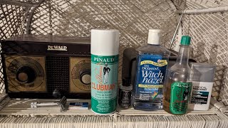 Merkur 37C Slant RazorPinaud Clubman Shaving Foam amp After Shave Lotion [upl. by Kieger]