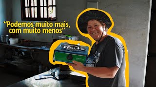 Biodigestor HomeBiogas 20 no espaço comunitário e de educação ambiental quotNossa Fazendaquot [upl. by Tindall340]