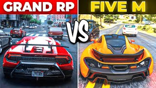 GTA 5 Grand RP Vs FiveM  Which Is Better BAD EXPERIENCE 😰  I Tried GTA 5 Carnival RP For A Day [upl. by Ylicec]