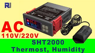 Using DIYMore SHT2000 AC Digital Thermostat incubator  Robojax [upl. by Lewiss316]