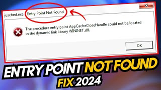 💥100 Fixed Entry Point Not Found Dynamic Link Library DLL Error in Windows 111087 [upl. by Nola]