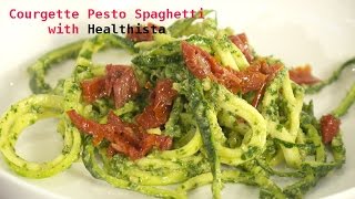 Courgette Pesto Spaghetti Recipe [upl. by Kristofor]