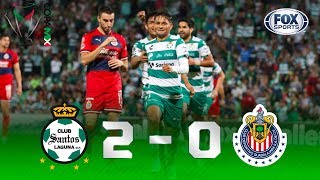 Santos Laguna  Guadalajara 20  GOLES  Jornada 7 Grupo G  Copa MX [upl. by Bradwell]