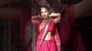 My Maroon Cotton Saree Draping Style for Today Shoot  Saree Fashion Model [upl. by Omik296]