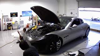 Maserati GranTurismo Color Change Satin Black [upl. by Cerelly]