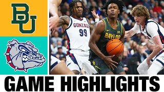 6 Gonzaga vs 8 Baylor Highlights  NCAA Mens Basketball  2024 College Basketball [upl. by Thaxter]