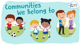 Communities for Kids  Types of Communities  Social Studies for Kids  Kids Academy [upl. by Johnathon562]