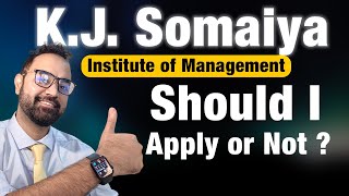 KJ Somaiya Institute of management  Should I apply or NOT  Application Deadline  Placements [upl. by Kehsihba]