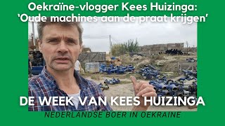 Oekraïnevlogger Kees Huizinga ‘Oude machines weer aan de praat krijgen’ [upl. by Yenattirb883]