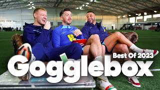 HILARIOUS Grealish Ramsdale amp Walker Look Back The Best Moments Of 2023  Gogglebox  England [upl. by Karina]