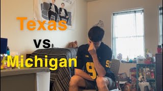 Michigan Fan Reaction  Texas vs Michigan 2024 Absolute Embarrassment [upl. by Meedan]