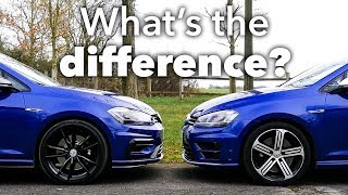 VW Golf R MK7 vs MK75 Whats The Difference [upl. by Sitrik103]