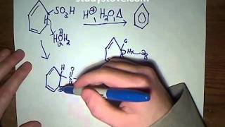 Organic Chemistry Mechanisms Desulfonation of Benzenesulfonic Acid [upl. by Marketa]