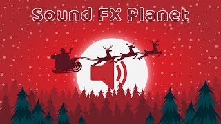 Ho Ho Ho Merry Christmas Sound Effects  Snow Storm Background [upl. by Ketchan]