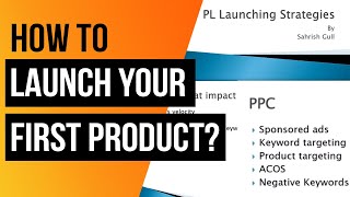 How to Launch Your first Product  PL Launching Strategies [upl. by Assena46]