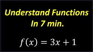 Learn Functions – Understand In 7 Minutes [upl. by Genesia]