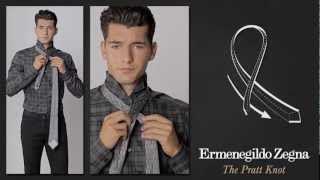 How to Tie a Pratt Knot  Ties Around the World  The Knots  Ermenegildo Zegna [upl. by Ainna]