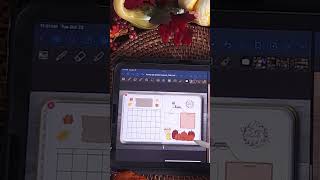 November Calendar set up  Goodnotes planner Monthly planner spread digital planning [upl. by Carmon]