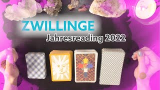 Zwillinge ✨2022✨ JAHRESREADING [upl. by Ydnil]