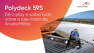 ArcelorMittal Tubarão  Polydeck 59S o steel deck da ArcelorMittal [upl. by Simaj399]