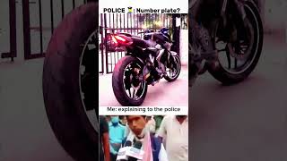 NO PLATES 💀🚨POLICE CAUGHT NS200 ns200 bajajpulsar200ns [upl. by Sholeen]