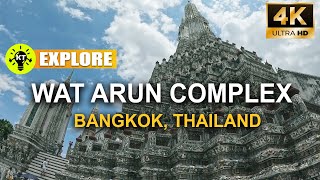 Explore WAT ARUN TEMPLE COMPLEX Bangkok Thailand travel Southeast Asia Backpacking Asia Solo travel [upl. by Mab]