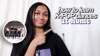 how to learn KPOP dances AT HOME TOP TIPS ⚡️ [upl. by Ahsilrac]