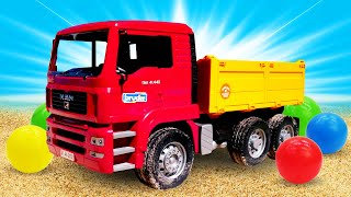 Die Helfer Autos Tolle Baustellenfahrzeuge Kindervideo mit Spielzeugautos [upl. by Osber622]