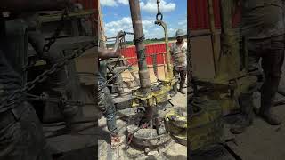 Workover Well Service job rig wellbeing drilling oil tripping [upl. by Alegnaed]