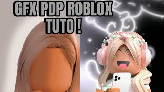 COMMENT FAIRE un GFX sur ROBLOX  tutorial [upl. by Enylekcaj]