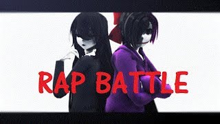 【MMDCreepypasta】 Epic Rap Battles of Creppypasta Nina vs Jane [upl. by Deutsch]