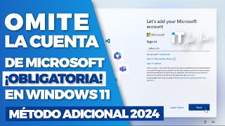 Nuevo método para saltar el inicio obligatorio de sesión de cuenta Microsoft en Windows 11 💻 [upl. by Eibur]