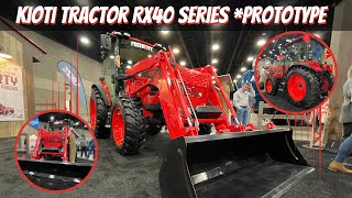 NEVER BEFORE SEEN Kioti RX40 Utility Tractor [upl. by Karlotte]