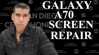 Samsung Galaxy A70 Screen Replacement  Everyday Repairs [upl. by Nevarc]