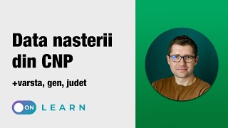 Data nasterii din CNP  varsta gen si judet [upl. by Selie]