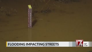 Man rescued from vehicle as flooding impacts Goldsboro streets [upl. by Leahsim538]