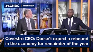 Covestro CEO Doesnt expect a rebound in the economy for the remainder of the year [upl. by Adnahc]