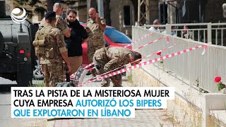 Tras la pista de la misteriosa mujer cuya empresa autorizó los bipers que explotaron en Líbano [upl. by Mihalco511]