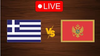 🔴 Live Greece vs Montenegro  Live Play By Play Scoreboard [upl. by Ettenotna]