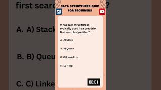 Data Structures Quiz for Beginners Do You Know FIFO python java quiz coding programming [upl. by Adnilec]