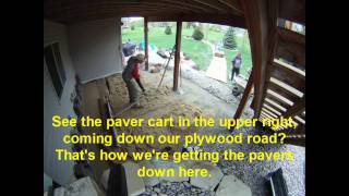 How to Install a Paver Patio Minneapolis Timelapse PhotoVideo [upl. by Aikaj]