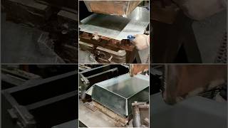 Transforming Thin Steel Sheets into Satisfying Box Shapes  ASMR Metalworking [upl. by Eob]