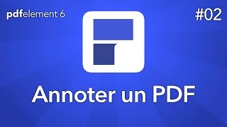 Annoter un PDF avec PDFelement 6 pour Mac  Tuto 02 [upl. by Giacobo]