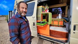 DIY 4WD Van Life Ultimate Comfort and UNIQUE KITCHEN Design Youve Never Seen Before [upl. by Slrahc]